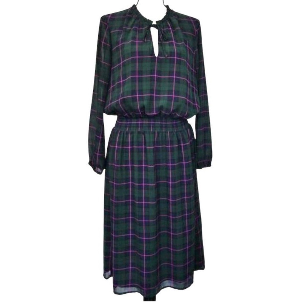 J Crew Long sleeve midi Dress